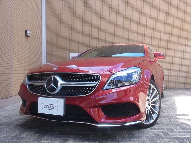 メルセデスベンツ CLS CLS400 AMGライン 正規ディーラー車 後期モデル 右H ガラスSR ブラック本革 レーダーセーフティPKG 360°カメラ 8インチCOMANDナビ