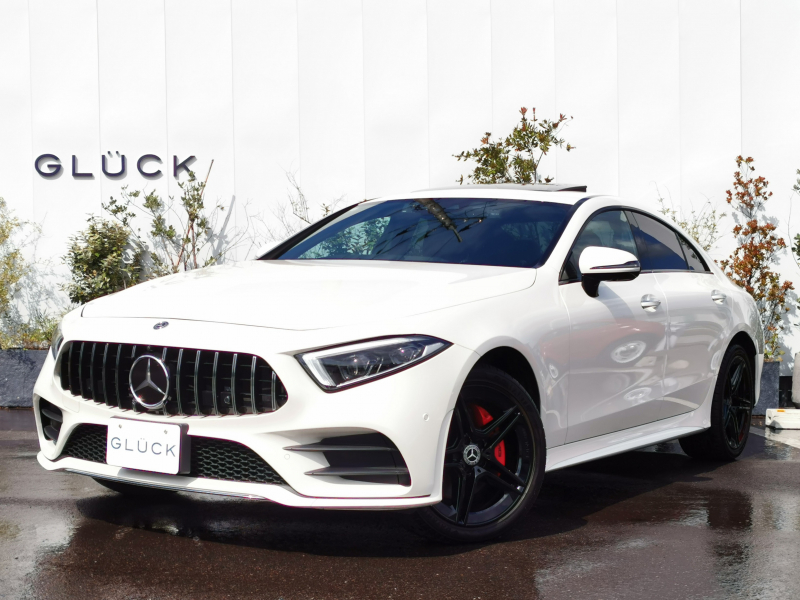 メルセデスベンツ CLS CLS220dスポーツEXCパッケージ　サンルーフ ACC シートクーラー 19インチAW HUD Burmester エアボディコントロール レーダーセフティPkg マルチビームLED 360°カメラ AMGスタイリングPkg ナッパレザーシート シートヒーター 電動トランクリッド 液晶メーター
