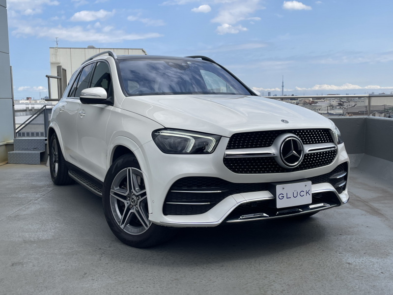 メルセデスベンツ GLE GLE450　4マチックスポーツ ワンオーナー パノラマSR ヘッドアップディスプレイ 20インチアルミホイール ACC 本革シート ブルメスターサウンド シートヒーター ベンチレーター 360°カメラ
